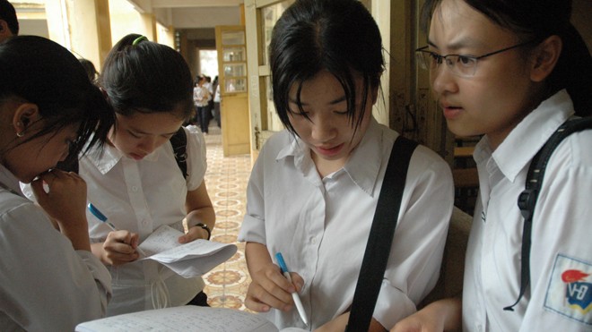 Đổi mới thi tốt nghiệp THPT: Lập luận thuyết phục thì phải nghe Coi trọng việc dạy và học môn ngoại ngữ nên Bộ GD&ĐT mới đưa ra phương án xem ngoại ngữ như một môn thi khuyến khích. Ảnh: Hồng Vĩnh