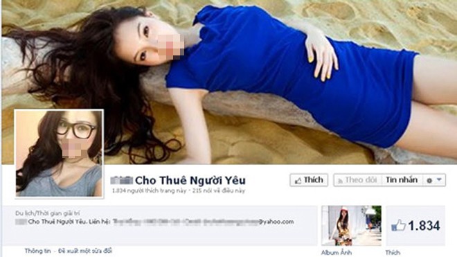 Thuê “người yêu” đi chơi Valentine Đủ kiểu gợi cảm thu hút người đi thuê