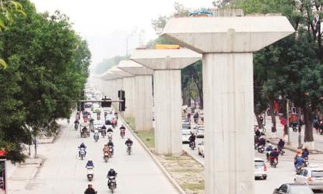 Đường sắt Cát Linh-Hà Đông: Chủ đầu tư đề xuất Hà Nội tạm ứng 200 tỷ đồng Dự án đường sắt Cát Linh-Hà Đông.