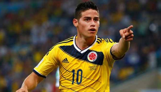 Rodriguez sẽ thay thế Ronaldo? Rodriguez đang nổi lên là một ngôi sao lớn của bóng đá thế giới. Ảnh: Getty Images
