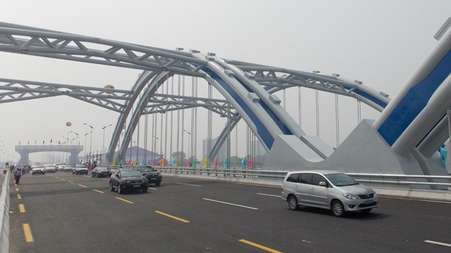 Những công trình giao thông khẳng định tầm vóc Thủ đô Cầu Đông Trù. Ảnh: Trọng Đảng