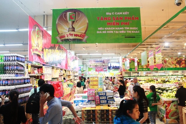 Hệ thống siêu thị Big C triển khai cam kết giá Hệ thống siêu thị Big C triển khai cam kết giá