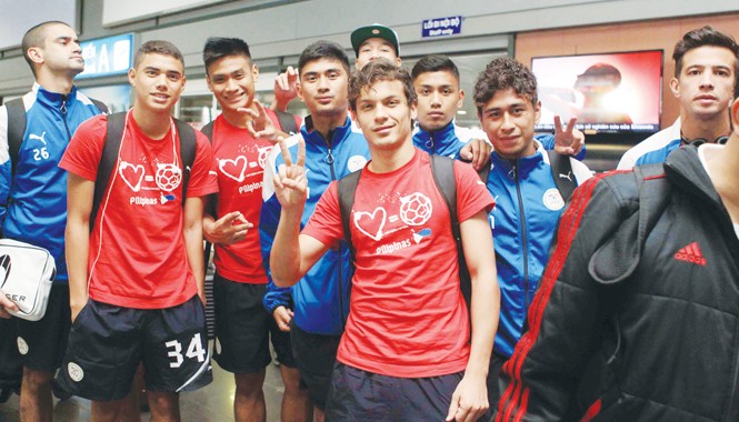 Điểm danh, đo tham vọng của các đội bóng ở AFF Cup ĐT Philippines với nhiều cầu thủ nhập tịch hiện là đối thủ rất khó chịu của ĐTVN. Ảnh: VSI.