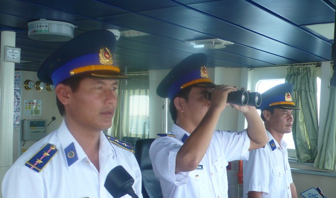 Lính Rada đón xuân trên đảo tiền tiêu Lính hải quân tuần tra giữ bình yên mùa xuân nơi đảo xa.