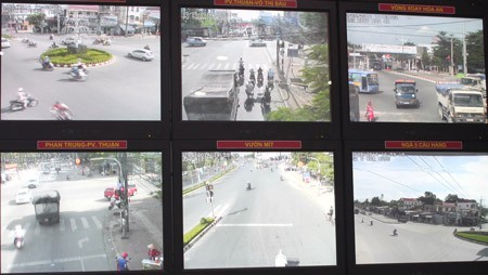 Camera tự động bắt vi phạm thay CSGT ở Đồng Nai Các tuyến đường trung tâm TP Biên Hòa đều được lắp đặt camera giám sát.