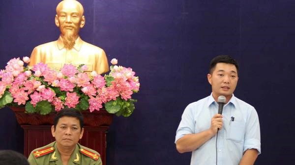 Họp báo thông tin về vụ tự thiêu tại Thành phố Hồ Chí Minh Quang cảnh buổi họp báo. Ảnh: Anh Tuấn/TTXVN