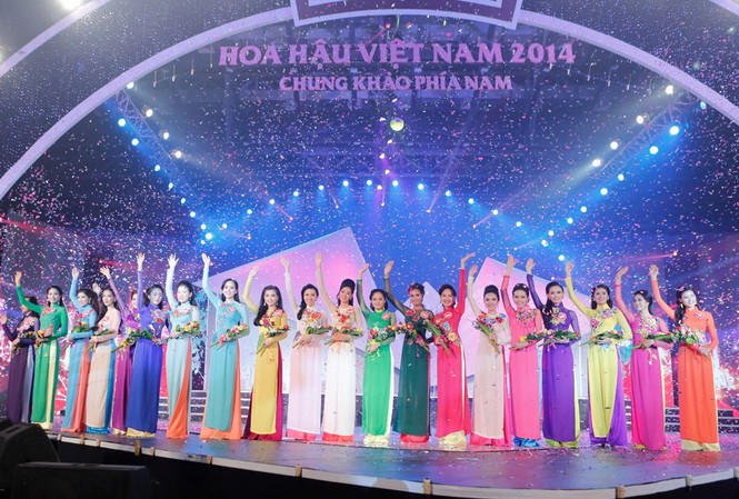 Danh sách 20 thí sinh vào Chung kết Hoa hậu Việt Nam 2014 20 thí sinh phía Nam góp mặt tại Vòng Chung kết Hoa hậu Việt Nam 2014. Ảnh: Hồng Vĩnh.
