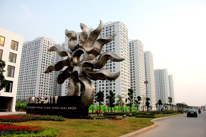 Vingroup lấn sân sang thương mại điện tử Khu đô thị Times City do Tập đoàn Vingroup đầu tư