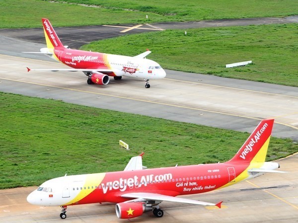 Điều tra vụ máy bay Vietjet Air hạ nhầm đường băng Một chuyến bay của Vietjet Air hạ cánh nhầm đầu đường băng gây uy hiếp an toàn bay. (Ảnh: Vietjet)