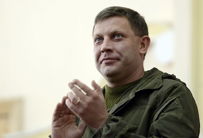 Phe ly khai lo ngại quân đội Ukraine sắp tổng tấn công Alexander Zakharchenko, lãnh đạo Cộng hòa Nhân dân Donetsk tự xưng. (Nguồn: AFP)