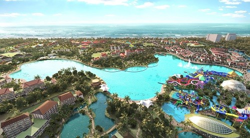 'Vua nghỉ dưỡng' Macau đầu tư hàng tỷ USD vào Việt Nam và Nhật Phối cảnh khu phức hợp HOIANA - Nam Hội An với quy mô 4 tỷ USD. Ảnh: Suncity Group Holdings.