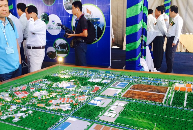 Khởi công dự án môi trường lớn nhất Đông Nam Á Dự án Khu công nghệ môi trường xanh Long An giai đoạn 1 có vốn đầu tư 500 triệu USD.