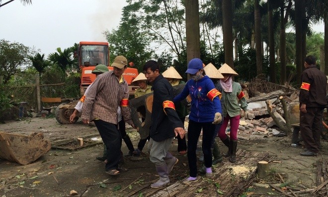 Cưỡng chế 30 trường hợp vi phạm sử dụng đất Cưỡng chế 30 trường hợp vi phạm sử dụng đất