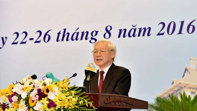 Đối ngoại là phương thuốc hòa bình Tổng Bí thư Nguyễn Phú Trọng phát biểu tại Hội nghị