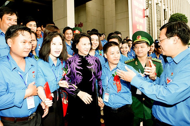 Chủ tịch Quốc hội: Hy vọng sẽ có Chủ tịch trong tương lai Chủ tịch Quốc hội nói chuyện với 445 đại biểu ĐH thanh niên.