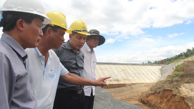 Sự cố tại thủy điện Sông Bung 2 'hết sức nghiêm trọng' Thứ trưởng Bộ Công thương Cao Quốc Hưng kiểm tra hiện trường
