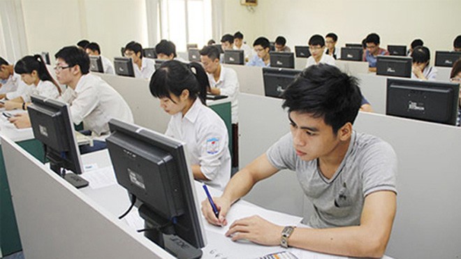 Thi năm 2017: Đề thi trắc nghiệm sẽ phân hóa mạnh trình độ học sinh Thí sinh dự thi đánh giá năng lực vào ĐH QGHN