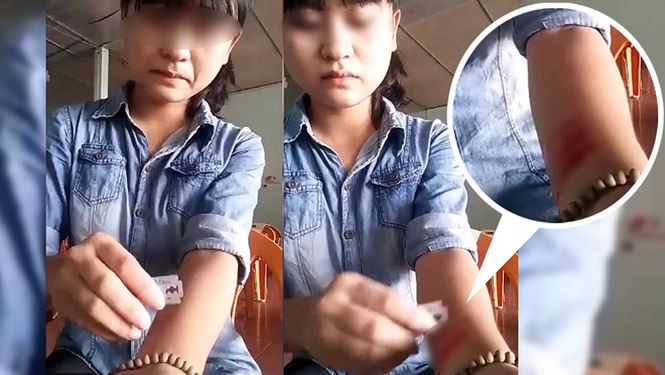 Khi người trẻ thích rạch tay, xăm kín mặt hủy hoại bản thân Cô gái ở Nghệ An cắt tay ngay sau khi chia tay người yêu.