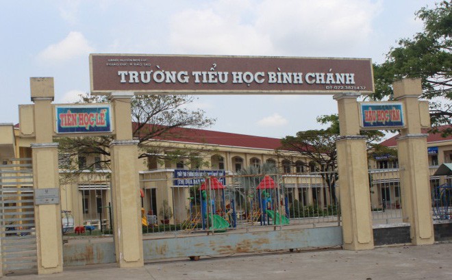 Tin 'hot' giáo dục: Cô giáo quỳ 40 phút xin lỗi phụ huynh Trường Tiểu học Bình Chánh, nơi xảy ra vụ việc. Ảnh: Người lao động