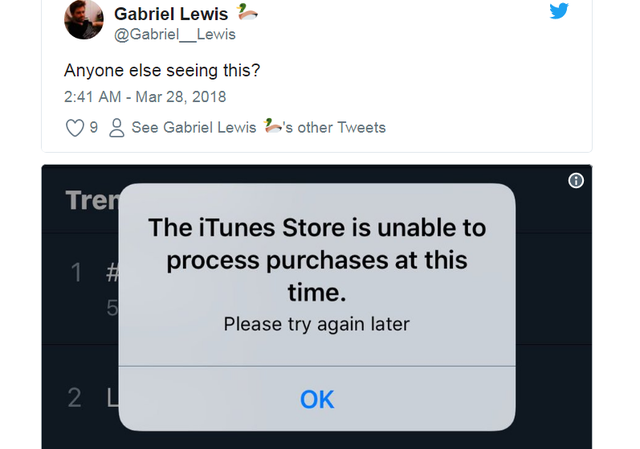 App Store bất ngờ ngừng hoạt động Apple Store và iTunes bất ngờ ngừng hoạt động khiến người dùng lo lắng.