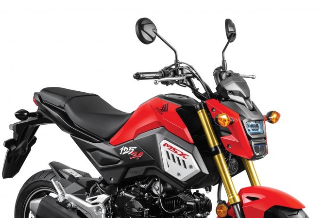 Honda MSX 125 SF được cập nhật màu mới, giá gần 60 triệu đồng Honda MSX 125 SF màu đỏ trong đợt cập nhật này.