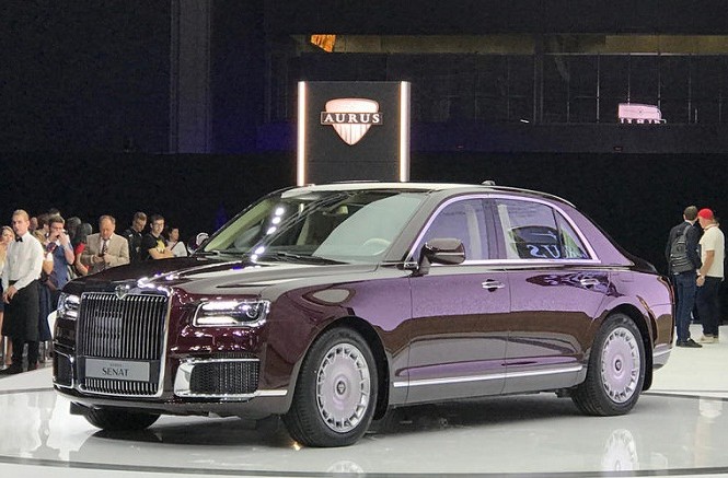 Chi tiết mẫu xe siêu sang Nga khiến Rolls-Royce Phantom phải dè chừng Aurus Senat, mẫu xe siêu sang Nga mới ra mắt tại Moscow Motor Show. Ảnh: Autocar