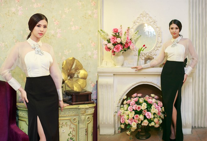 Ngọc Hân đổi phong cách gợi cảm làm giám khảo Ngọc Hân đổi phong cách gợi cảm làm giám khảo