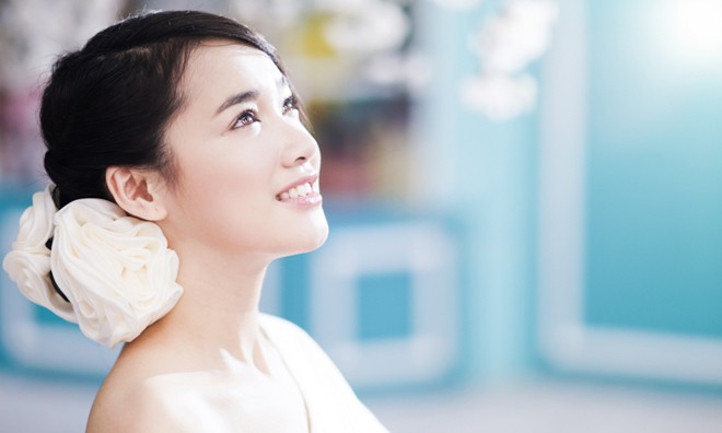 Nhã Phương mặc váy cưới đẹp như thiên thần Nhã Phương mặc váy cưới đẹp như thiên thần