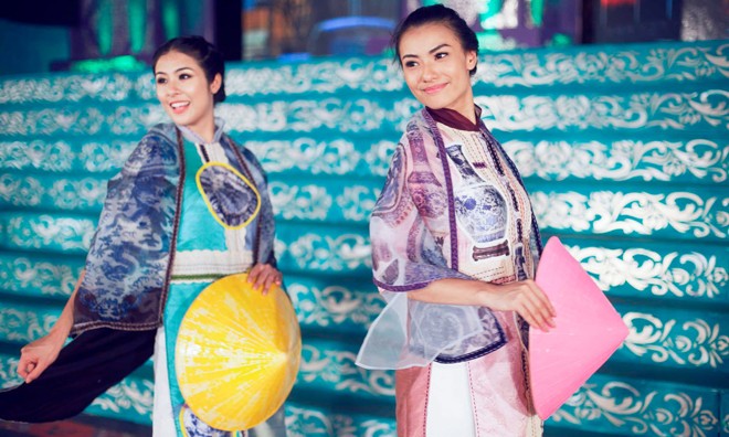 Ngọc Hân, Hồng Quế đẹp dịu dàng với áo dài Gốm Ngọc Hân, Hồng Quế đẹp dịu dàng với áo dài Gốm