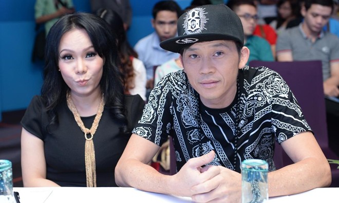 Ngoài 40 tuổi, Hoài Linh vẫn mặc đồ hip-hop 'Vợ chồng Sáu bảnh' Việt Hương, Hoài Linh.