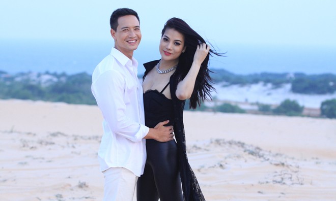 Trương Ngọc Ánh tình tứ bên bạn diễn điển trai trên biển Trương Ngọc Ánh tình tứ cùng tài tử gốc Việt Kim Lý trong MV 'Cơn mộng du'.