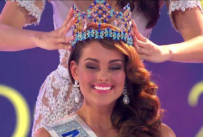 Người đẹp Nam Phi giành vương miện Hoa hậu thế giới 2014 Hoa hậu thế giới 2014 Rolene Strauss.