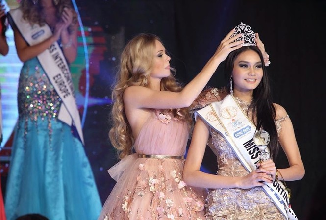 Việt Nam tham dự 'Hoa hậu liên lục địa' sau 10 năm Hoa hậu Liên lục địa 2014 Phatereporn Wang (Thái Lan).