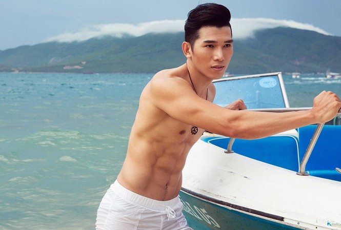 Siêu mẫu Ngọc Tình dự thi Nam Vương Đại sứ Hoàn cầu thế giới Siêu mẫu Ngọc Tình. Ảnh: Tùng Chu.