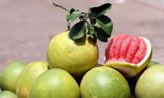 Những ai không nên ăn bưởi? Quả bưởi có tính hàn, không thích hợp cho người hay bị tiêu chảy, đau bụng. Ảnh: suckhoedoisong.