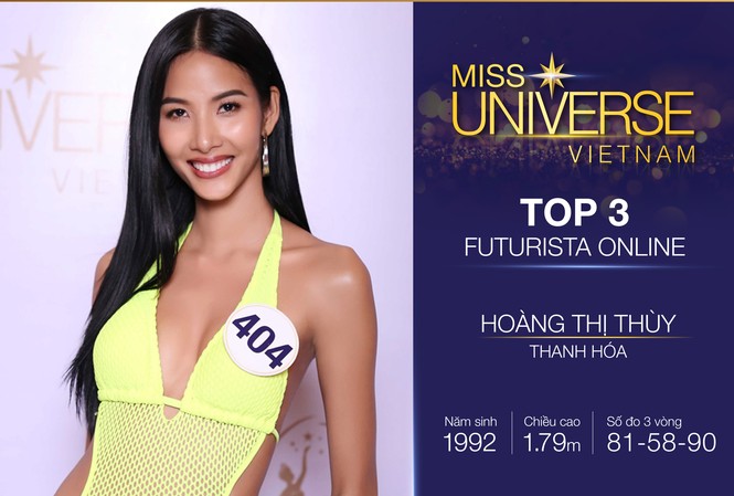Hoàng Thuỳ, Mâu Thuỷ giành chiến thắng đầu tiên tại Miss Universe Hoàng Thị Thùy là người giành chiến thắng chung cuộc với kết quả: 135.000 lượt like, 112.000 lượt bình luận và 24.700 lượt chia sẻ trên bức hình tham gia cuộc thi.