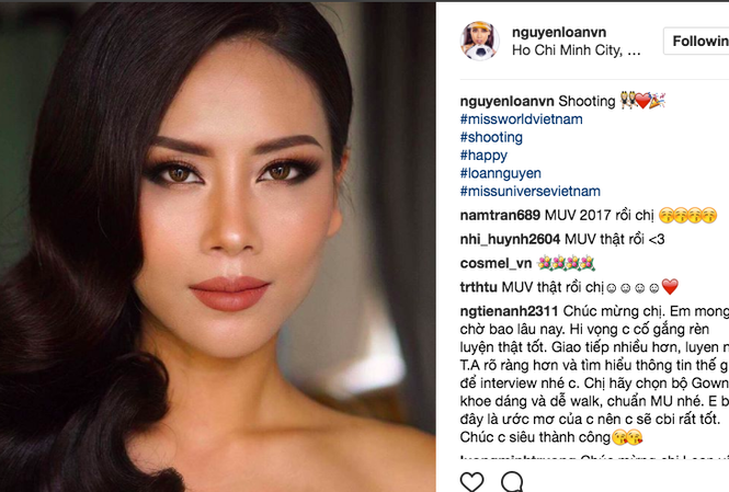Nguyễn Thị Loan liên tục 'thả thính' về việc đi thi Miss Universe Nguyễn Thị Loan liên tục 'thả thính' về việc đi thi Miss Universe