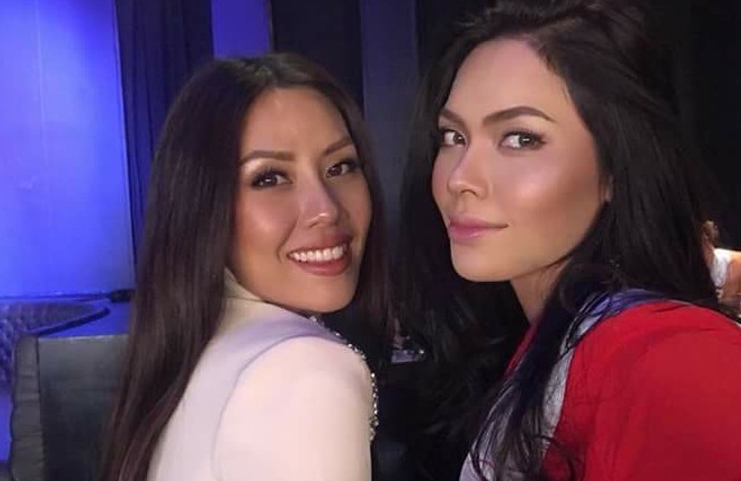 Nguyễn Thị Loan xuất hiện trên Instagram chính thức của Miss Universe Nguyễn Thị Loan và bạn cùng phòng, Miss Universe Campuchia.
