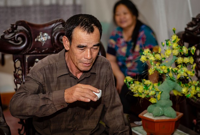 'Diễn' tự nhiên vì có thật ở trong đời Anh Nguyễn Công Hồng, một diễn viên quần chúng trong vở diễn thực cảnh
'Tinh hoa Bắc Bọ'.