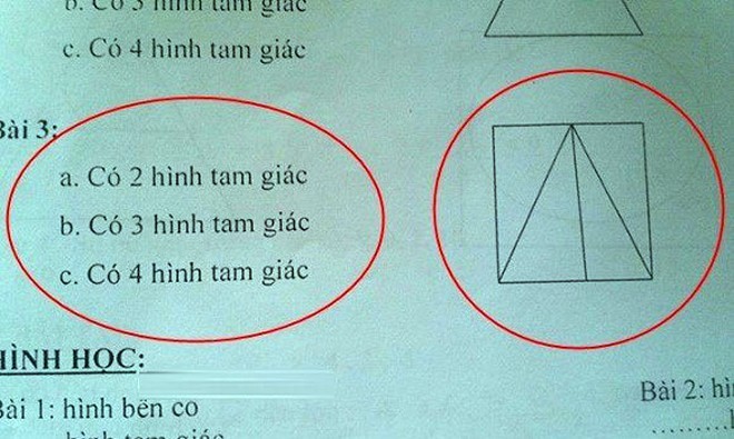 Ba đáp án đề Toán tiểu học gây tranh cãi Ba đáp án đề Toán tiểu học gây tranh cãi