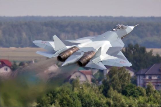Khả năng tàng hình của chiến đấu cơ T-50 gấp 15 lần Su-27 Khả năng tàng hình của chiến đấu cơ T-50 gấp 15 lần Su-27