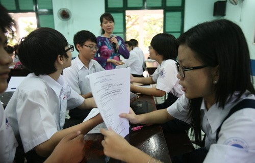 Phân luồng kém hiệu quả gây lãng phí nguồn nhân lực Sở GD-ĐT TP.HCM đang có phương án phân luồng học sinh từ lớp 9 theo mô hình 9+5 - Ảnh: Đào Ngọc Thạch