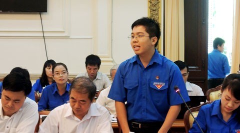 Lãnh đạo HĐND TP.HCM nghe ý kiến cử tri trẻ Lãnh đạo HĐND TP.HCM nghe ý kiến cử tri trẻ