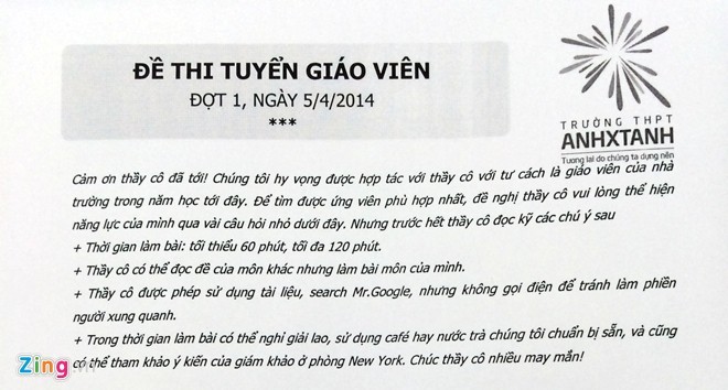 Đề thi được phép sử dụng Google Đề thi được phép sử dụng Google