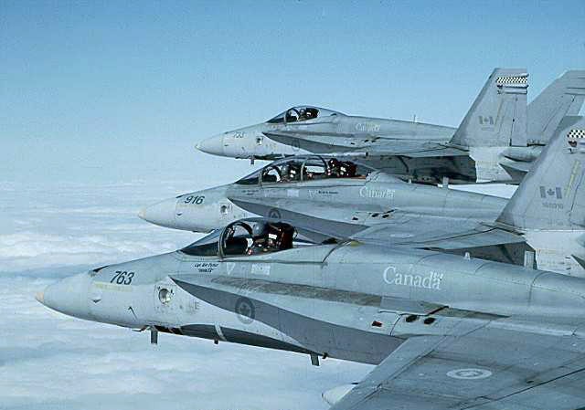 Canada dùng ‘chiến lược số 6’ không kích IS Chiến đấu cơ CF_18 của Canada
