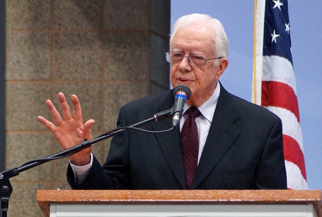 THẾ GIỚI 24H: Cựu Tổng thống Mỹ chuyển cho Nga sơ đồ IS ở Syria Cựu Tổng thống Mỹ Jimmy Carter