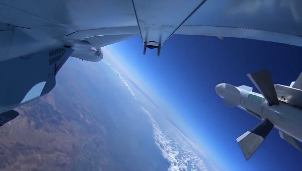 Mỹ đề phòng hệ thống vũ khí mới của Nga Chiến dịch không kích của Nga tại Syria. Ảnh: RIA Novosti.