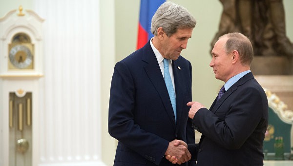 Hé lộ cuộc đàm phán giữa ông Putin và Kerry về Syria Nga - Mỹ tiếp tục bất đồng về tình hình Syria. Ảnh: RIA Novosti
