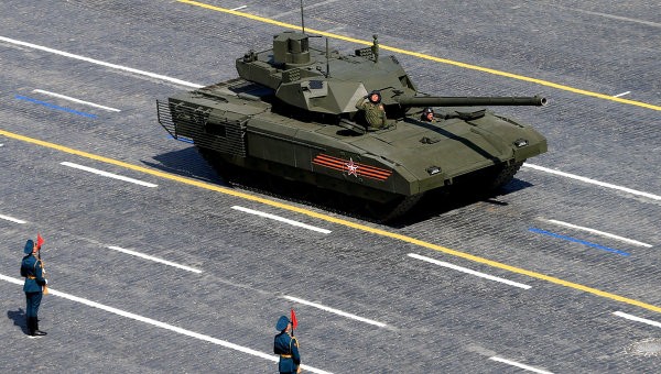 Bộ Quốc phòng Nga chính thức đặt hàng 100 siêu tăng T-14 Armata Tăng T-14 Armata. Ảnh: Bộ Quốc phòng Nga