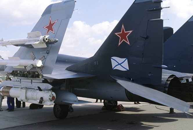 Lỗi kỹ thuật, tiêm kích MiG-29 suýt gây họa cho tàu sân bay Nga Ảnh: Sputnik